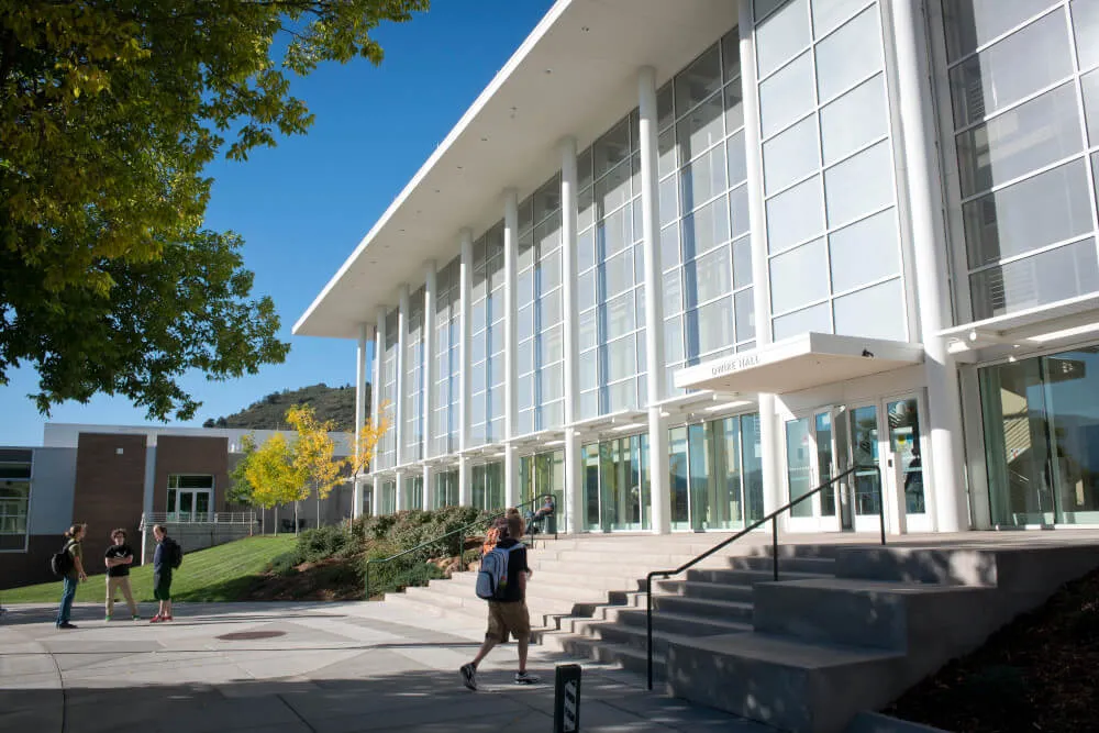 Entrance to Dwire Hall